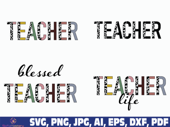Cow Print Teacher: A Versatile Graphic Design Asset for Crafts and Creative Publishing