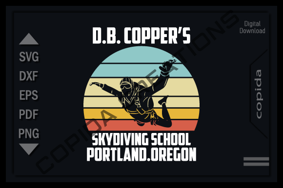 D.B. Copper’s Skydiving School Portland: A Graphic Design Asset for Crafts and Local Branding