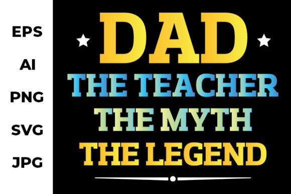 Dad the Teacher - Beautiful Design: A Graphic Asset for Crafts and Print Projects