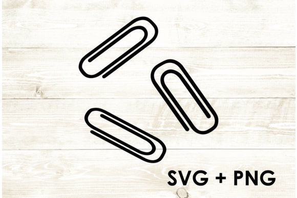 Paper Clips - School Supplies - Teacher Graphics for Crafts and Branding