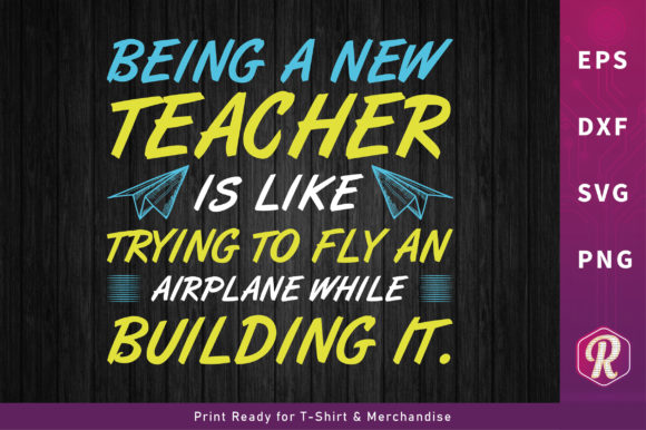 Teacher Day T-Shirts Design: A Graphics Asset for Crafts and Creative Content